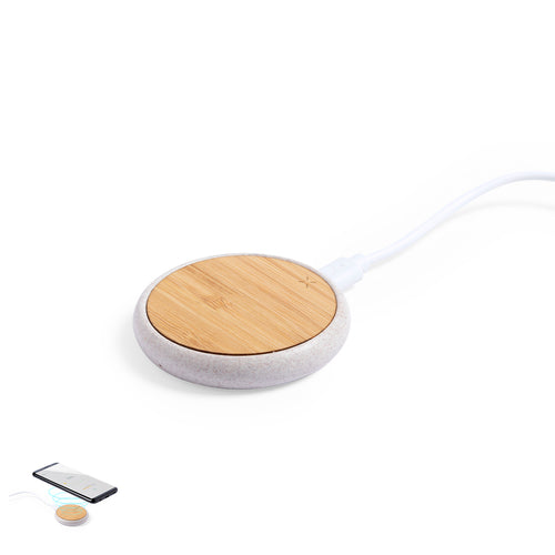 Chargeur sans fil avec un design circulaire - Fiore Personnalise