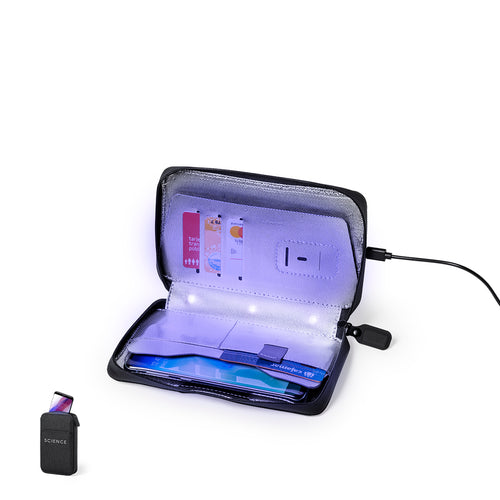 UV-Licht Typ C Organizer und Sterilisationskoffer, mit RFID-Schutz (Radio Frequency Identification), der Ihre Identitätsübertragungsgeräte sicher hält - Boxny Personalisiert