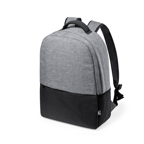 Rucksack aus strapazierfähigem 600D RPET-Polyester, hergestellt aus recyceltem Kunststoff, um die Wiederverwendung von Kunststoffabfällen zu fördern und einen Beitrag zur Nachhaltigkeit des Planeten zu leisten -...