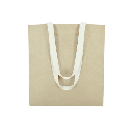 Sac de ligne naturelle en papier stratifié robuste de 105g/m2, très résistant - Curiel Personnalise