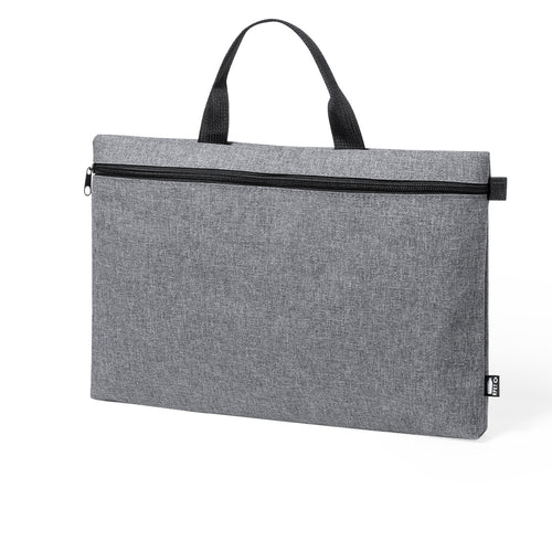 Porte documents de la ligne naturelle et en effet de mélange RPET 600D résistant, fabriqué à partir de plastique recyclé pour promouvoir la réutilisation des déchets plastiques et contribuer à la durabilité de la...