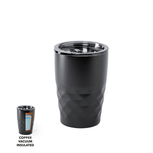 Verre thermique en acier inoxydable, avec double paroi et isolation sous vide en cuivre, d'une capacité de 350ml - Blur Personnalise