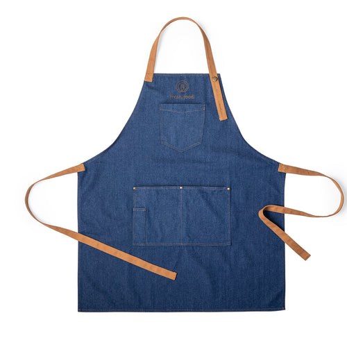Hochwertige Schürze aus strapazierfähigem Denim-Stoff - Rober Personalisiert