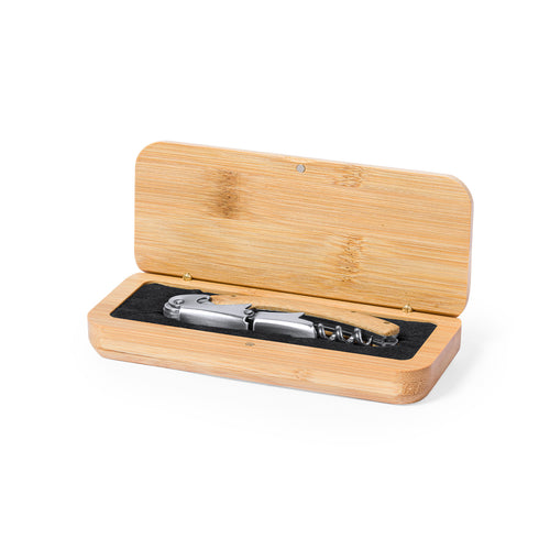 Tire-bouchon de la ligne Nature avec ouvre-bouteille et coupe-capsule - Flomek Personnalise