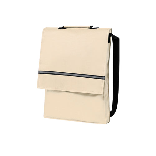 Sacoche porte-documents en polyester 600D avec bande réfléchissante à l´avant - Milán Personnalise