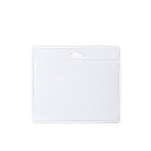 Badge perforé en PVC, format horizontal - Ifem Personnalise