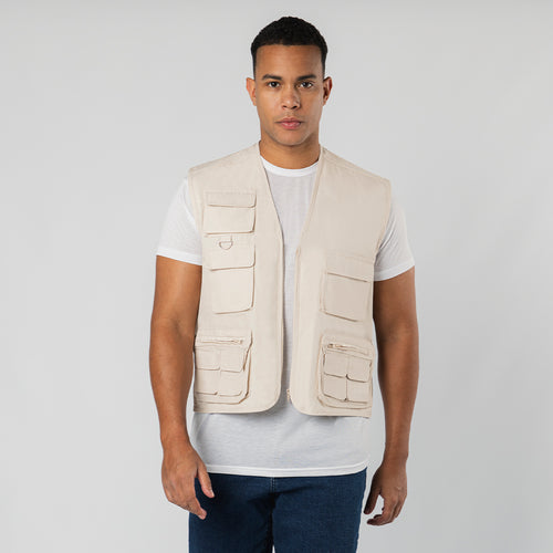 Gilet sans manches en mélange de coton et polyester résistant - Soviet Personnalise