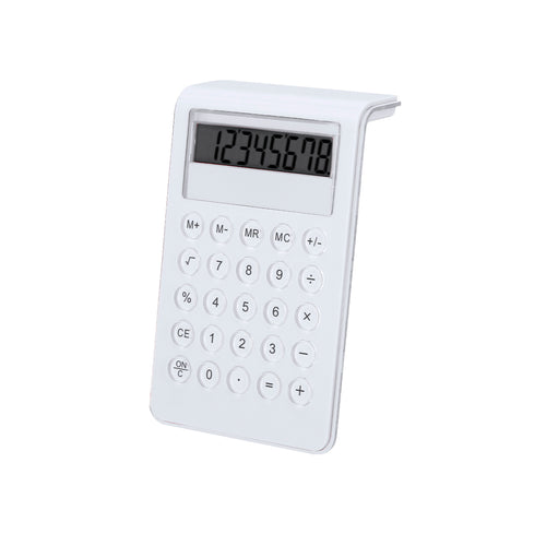 Calculatrice à 8 chiffres au design bicolore original et des touches souples transparentes - Myd Personnalise