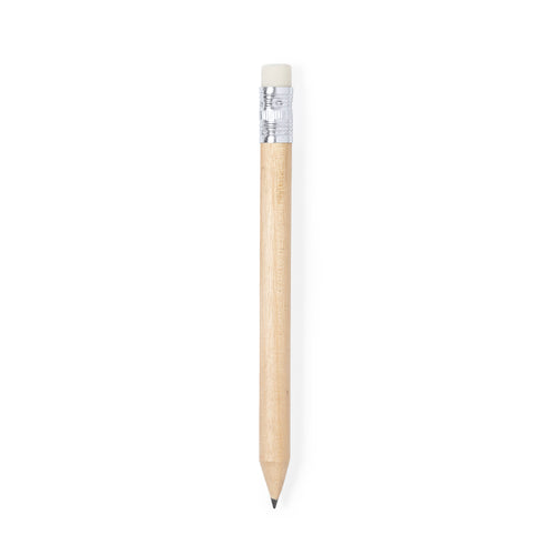 Mini crayon en bois au fini naturel - Miniature Personnalise